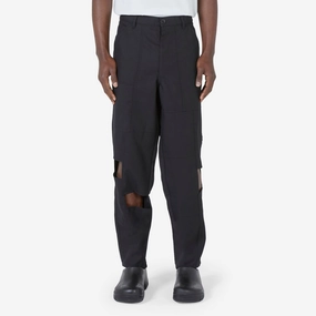 Panelled Pant Black