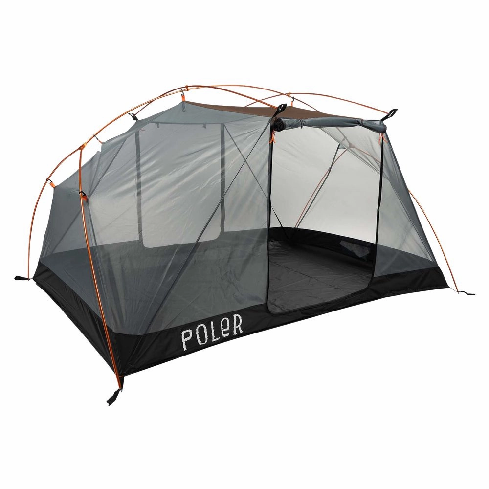Poler 231EQU5201 2-Person Adventure Tent - Goomer Brown