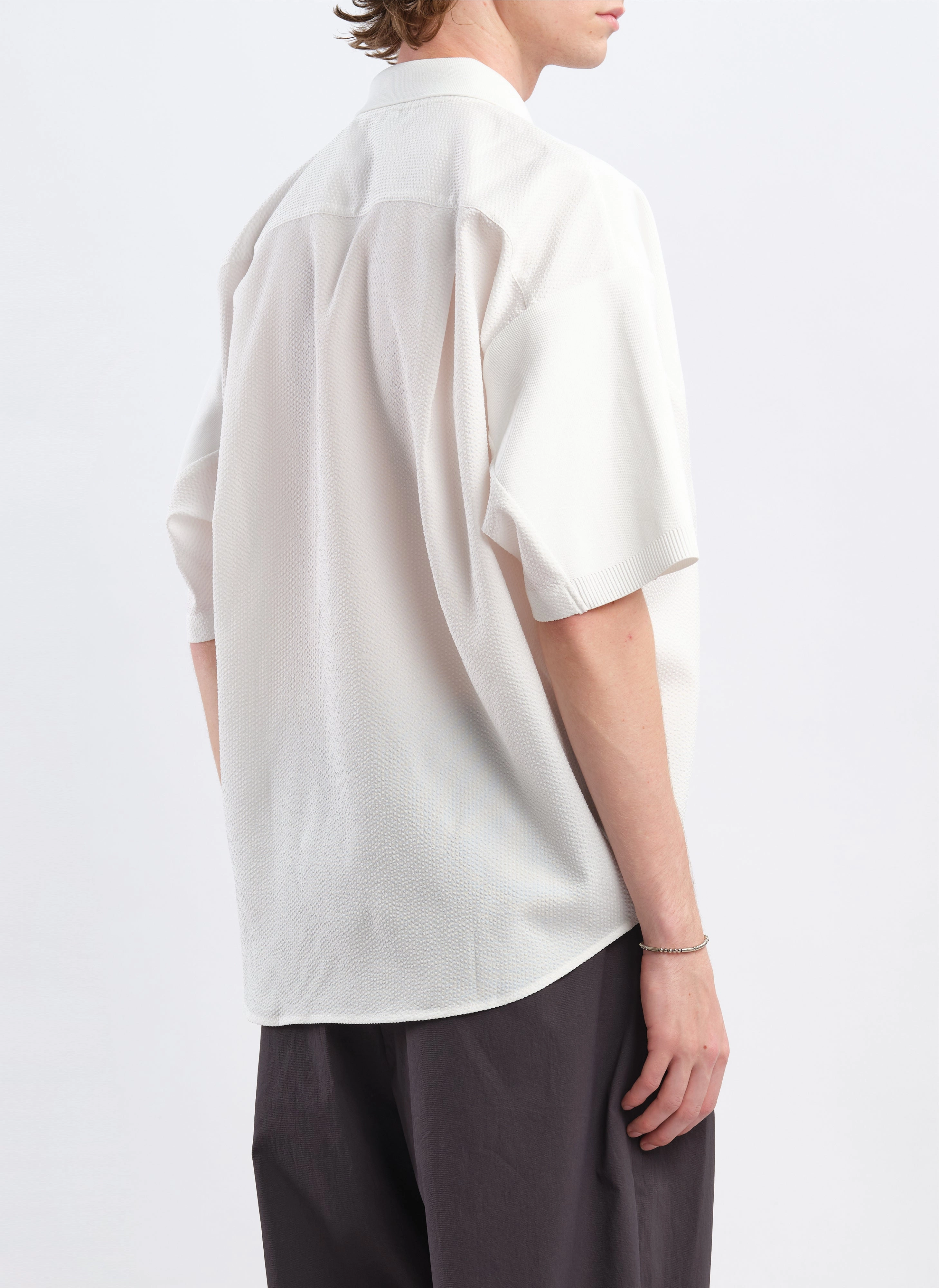 Polyester Business Knit Blocking Polo