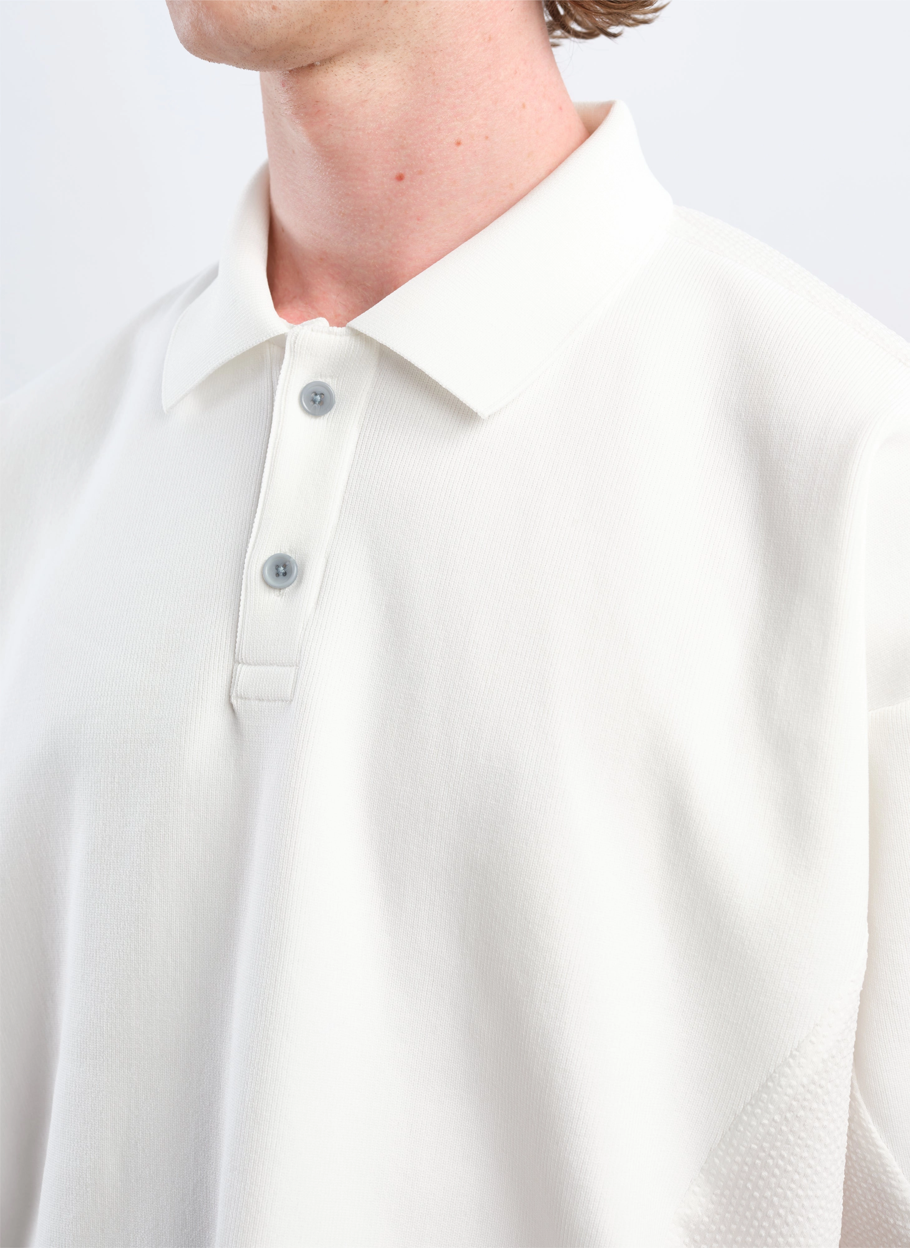 Polyester Business Knit Blocking Polo