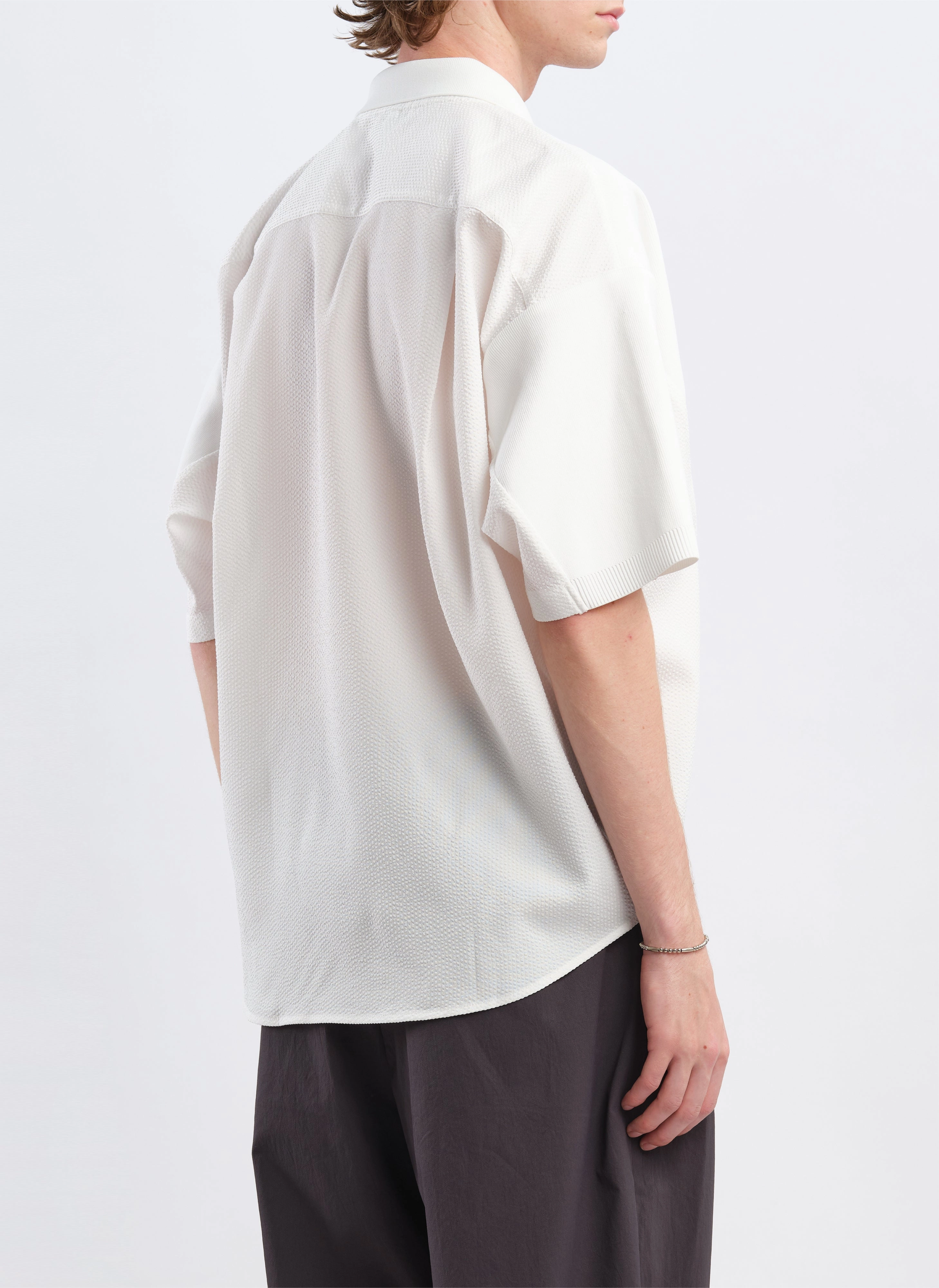 Polyester Business Knit Blocking Polo