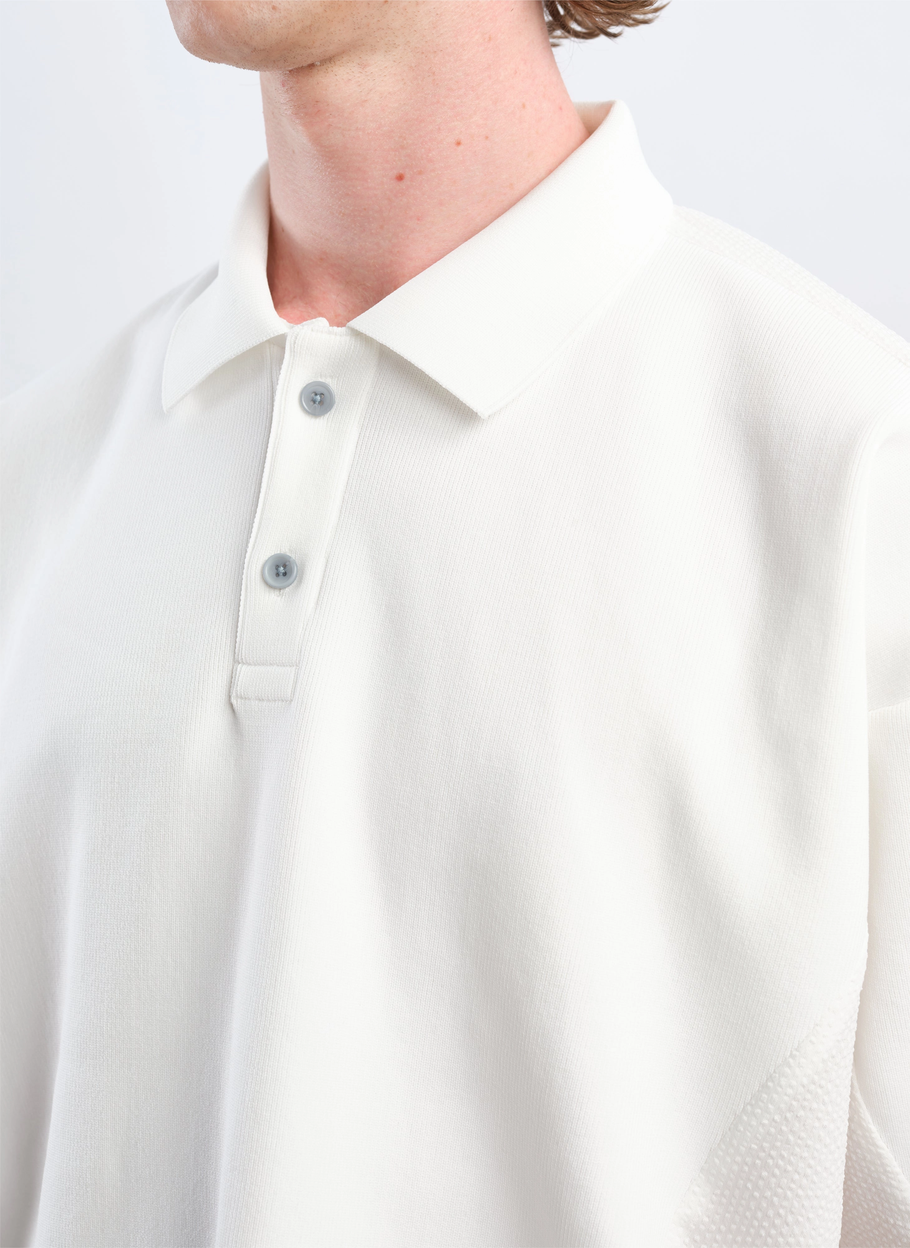 Polyester Business Knit Blocking Polo