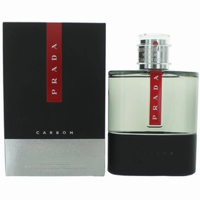 Prada Men's Eau De Toilette Spray - Luna Rossa Carbon , 5.1 oz