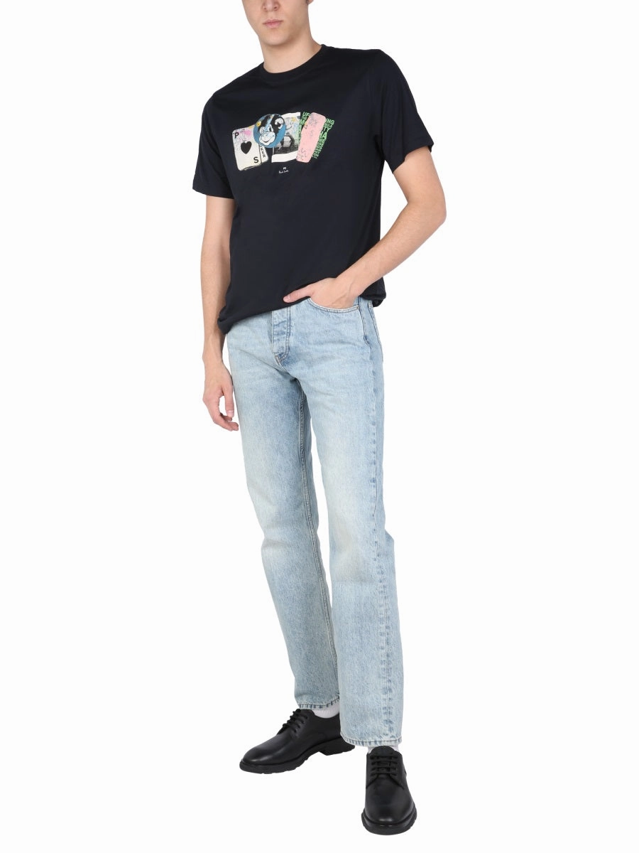 PS Paul Smith Printed Crewneck T-Shirt