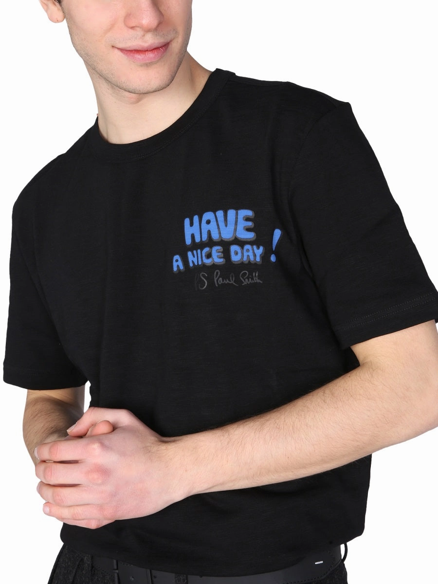 PS Paul Smith Printed Crewneck T-Shirt