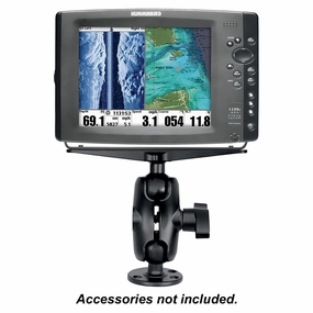 RAM Mounts RAM-D-111-C RAM Flat Surface Marine Electronic Heavy-Duty Universal Mount for 7''-10'' Fishfinders