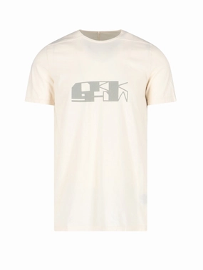 Rick Owens DRKSHDW Logo Printed Crewneck T-Shirt