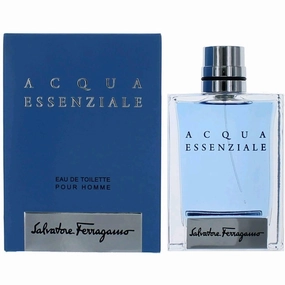 Salvatore Ferragamo Men's Eau De Toilette Spray - Acqua Essenziale, 3.4 oz