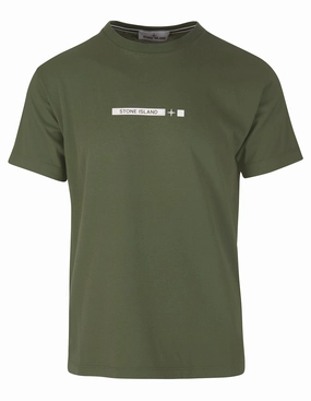 Stone Island Crewneck Logo Printed T-Shirt