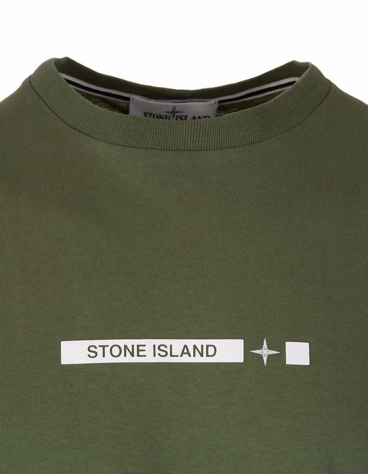 Stone Island Crewneck Logo Printed T-Shirt