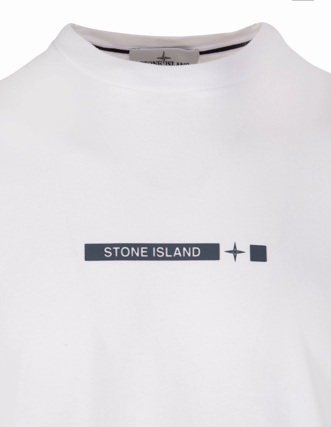 Stone Island Logo Printed Crewneck T-Shirt