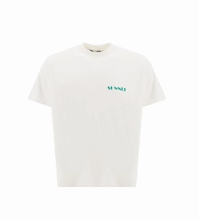 Sunnei Logo Printed Crewneck T-Shirt