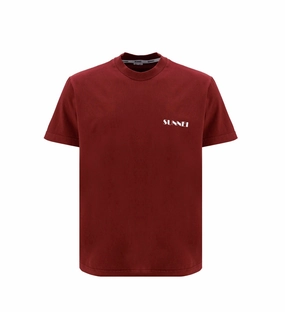Sunnei Logo Printed Crewneck T-Shirt