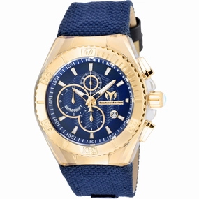 Technomarine Men's Watch - Cruise BlueRay Quartz Blue Dial Nylon Strap | TM-115175