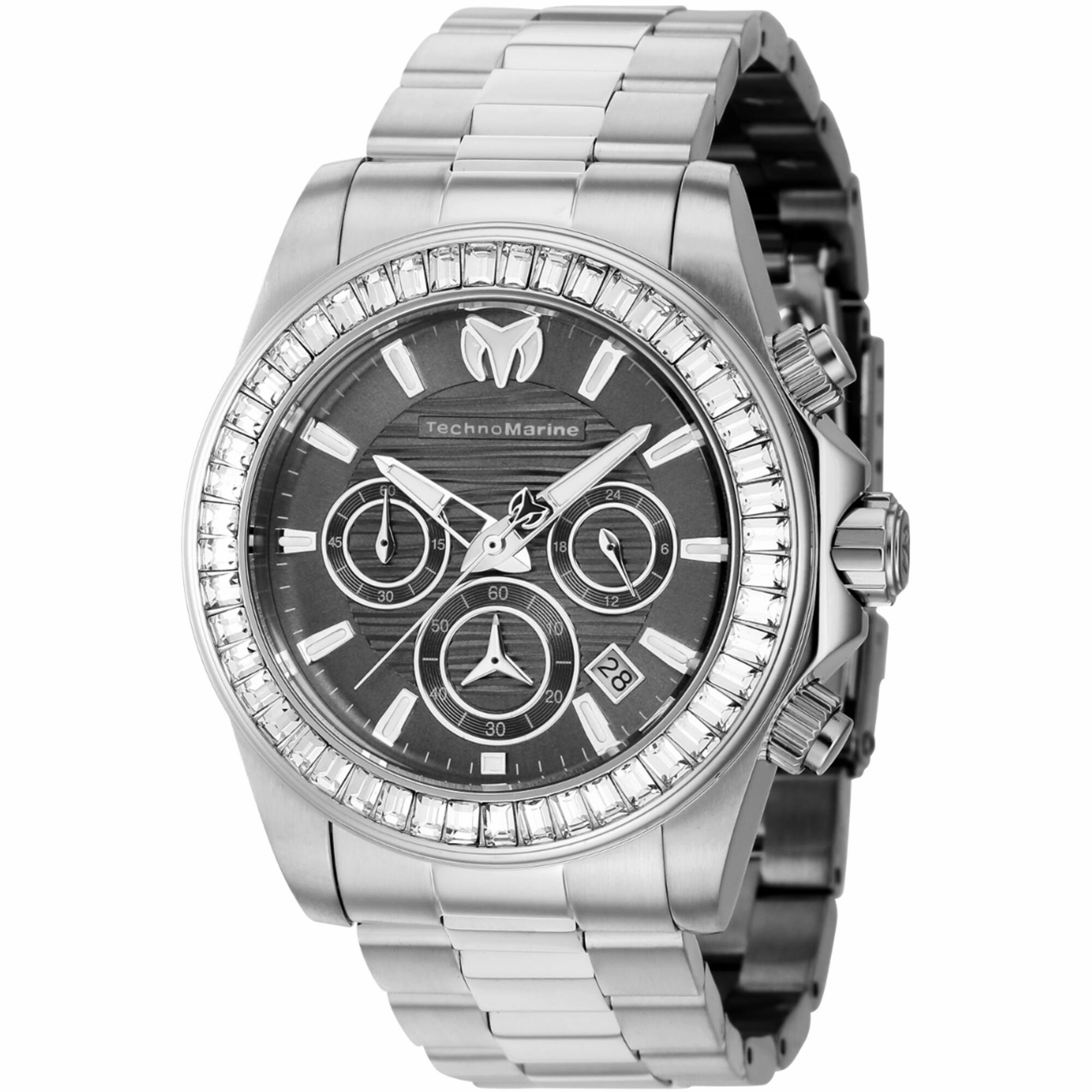 Technomarine Men's Watch - Manta Ray Chronograph Charcoal Dial Bracelet | TM-222032