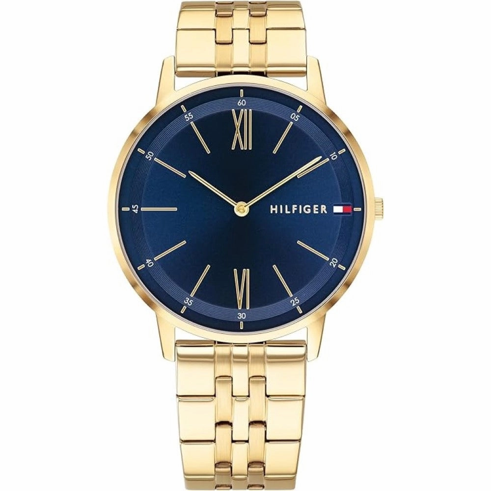 Tommy Hilfiger 1791513  Analogue  Quartz Watch for Men with Black Leather Strap
