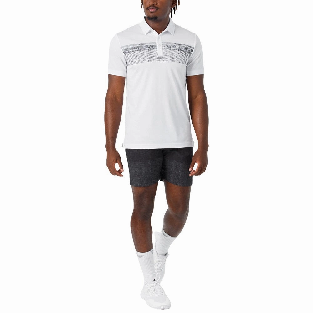 TravisMathew Banzai Beach Golf Polo White - SS24 Men