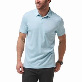 TravisMathew Final State Golf Polo Dream Blue - SS24 Men