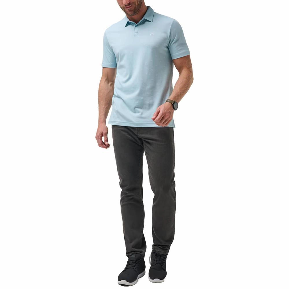 TravisMathew Final State Golf Polo Dream Blue - SS24 Men