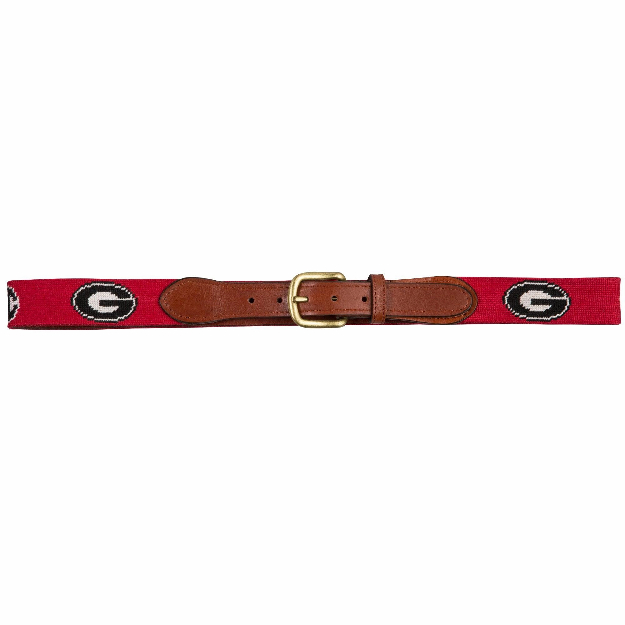 UGA SEC Needlepoint Belt