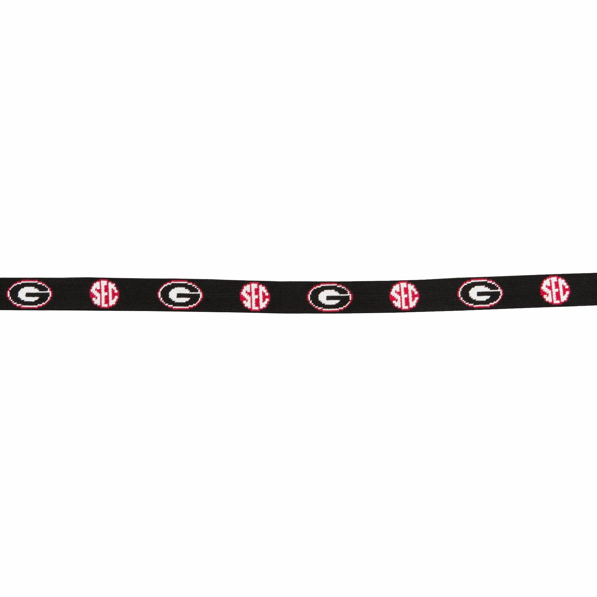 UGA SEC Needlepoint Belt