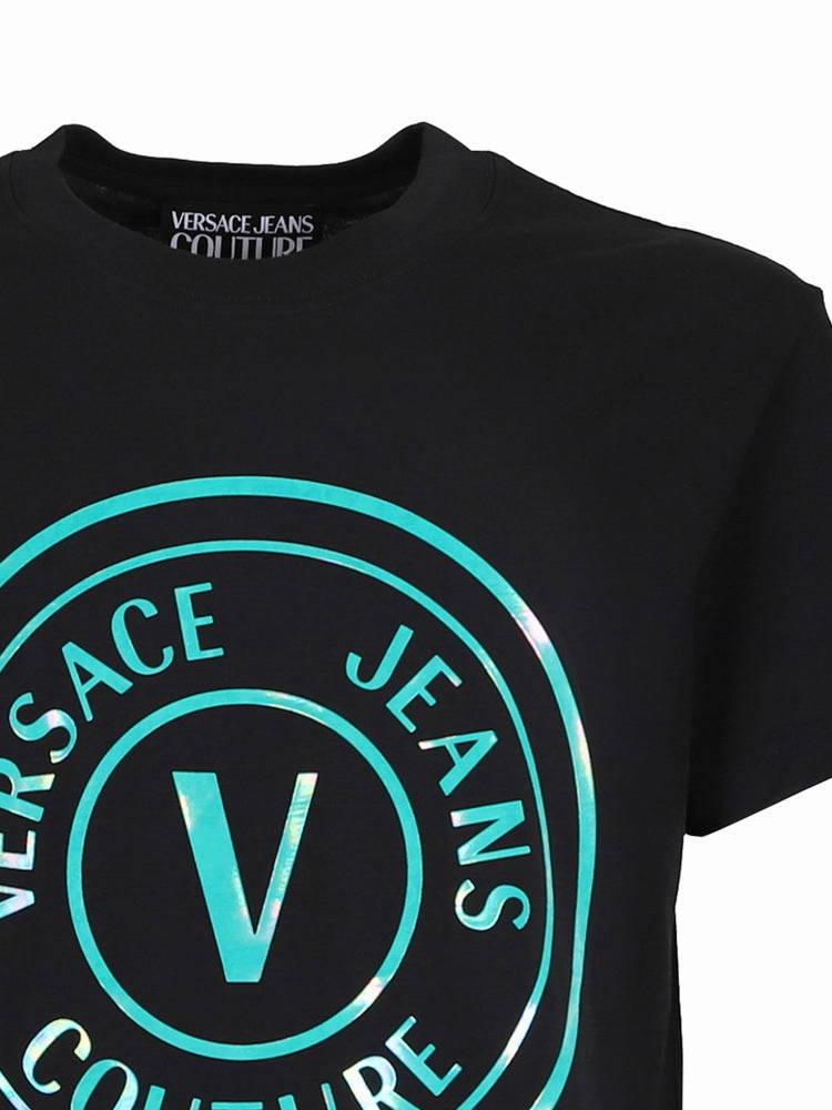 Versace Jeans Couture Logo Printed Crewneck T-Shirt