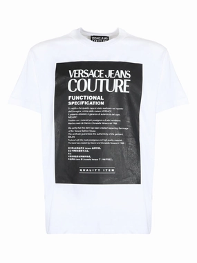 Versace Jeans Couture Logo Printed Crewneck T-Shirt