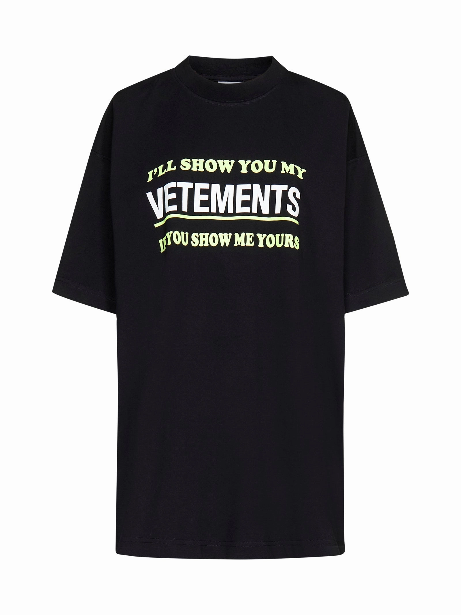 Vetements Logo Printed Crewneck T-Shirt