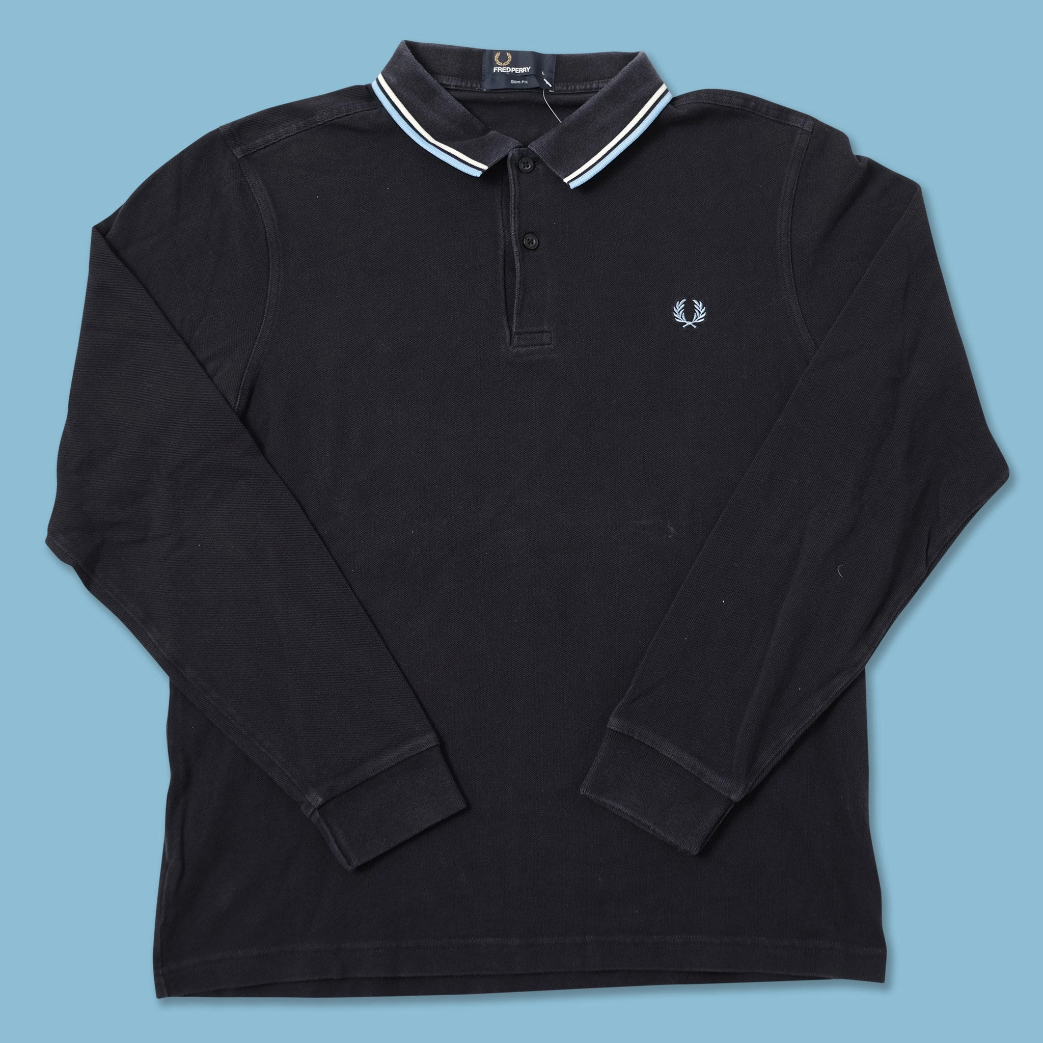 Vintage Fred Perry Long Polo Large