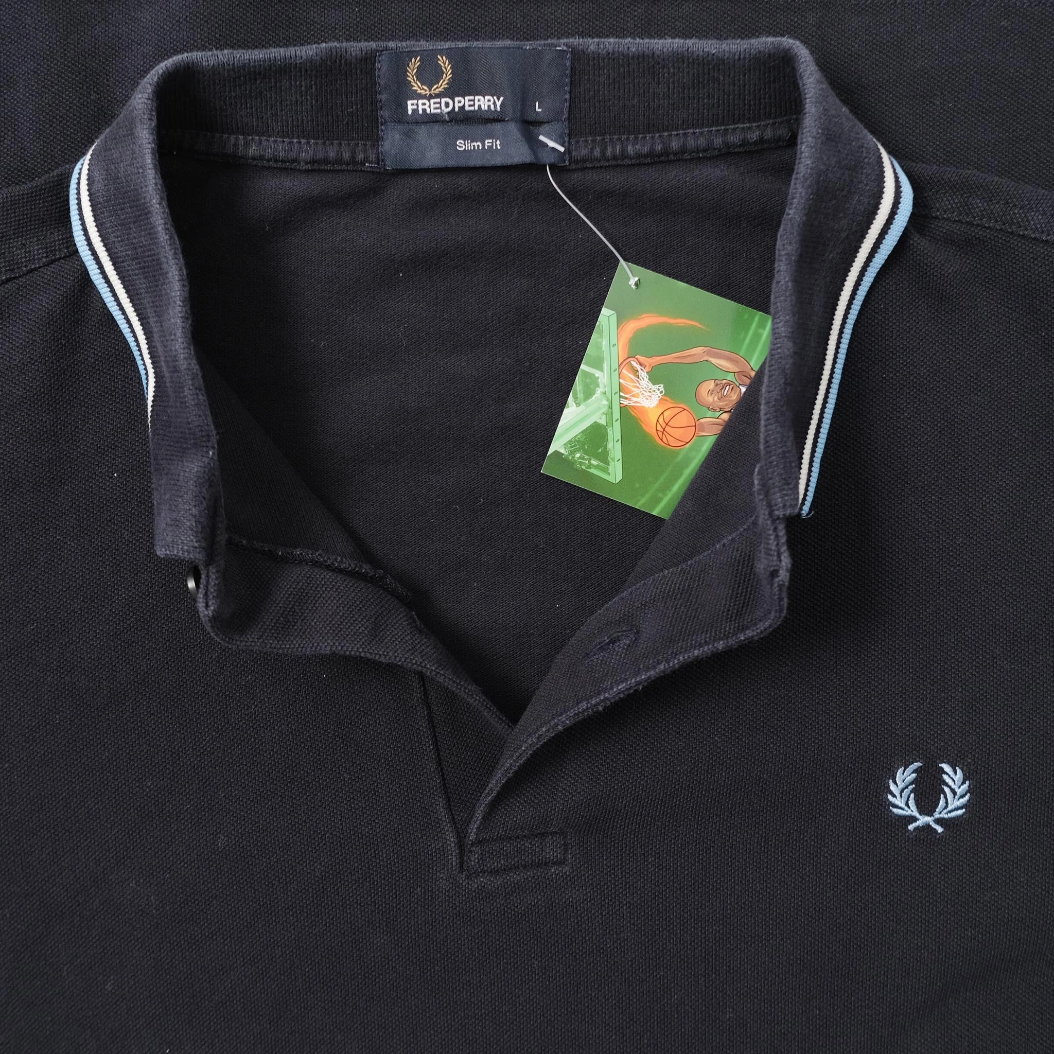 Vintage Fred Perry Long Polo Large