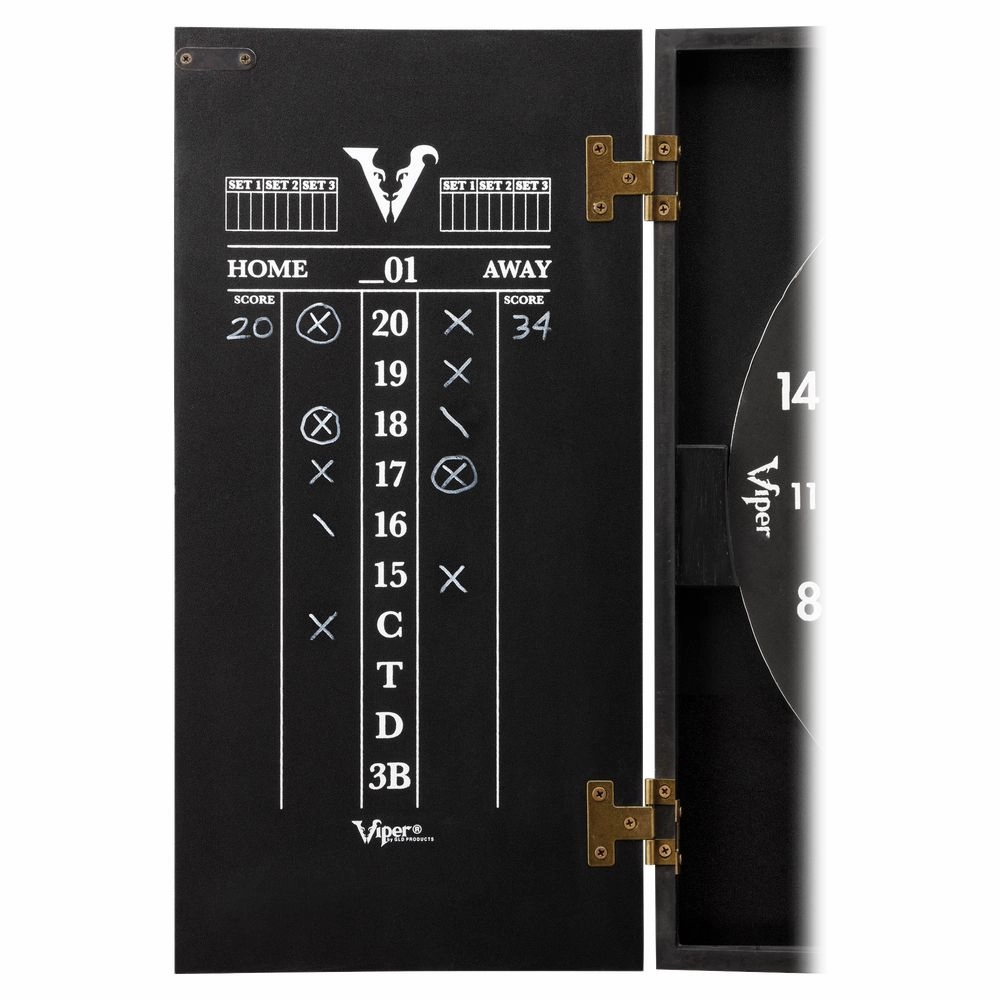 Viper 40-0375 Hideaway Steel Tip Cabinet and Dartboard
