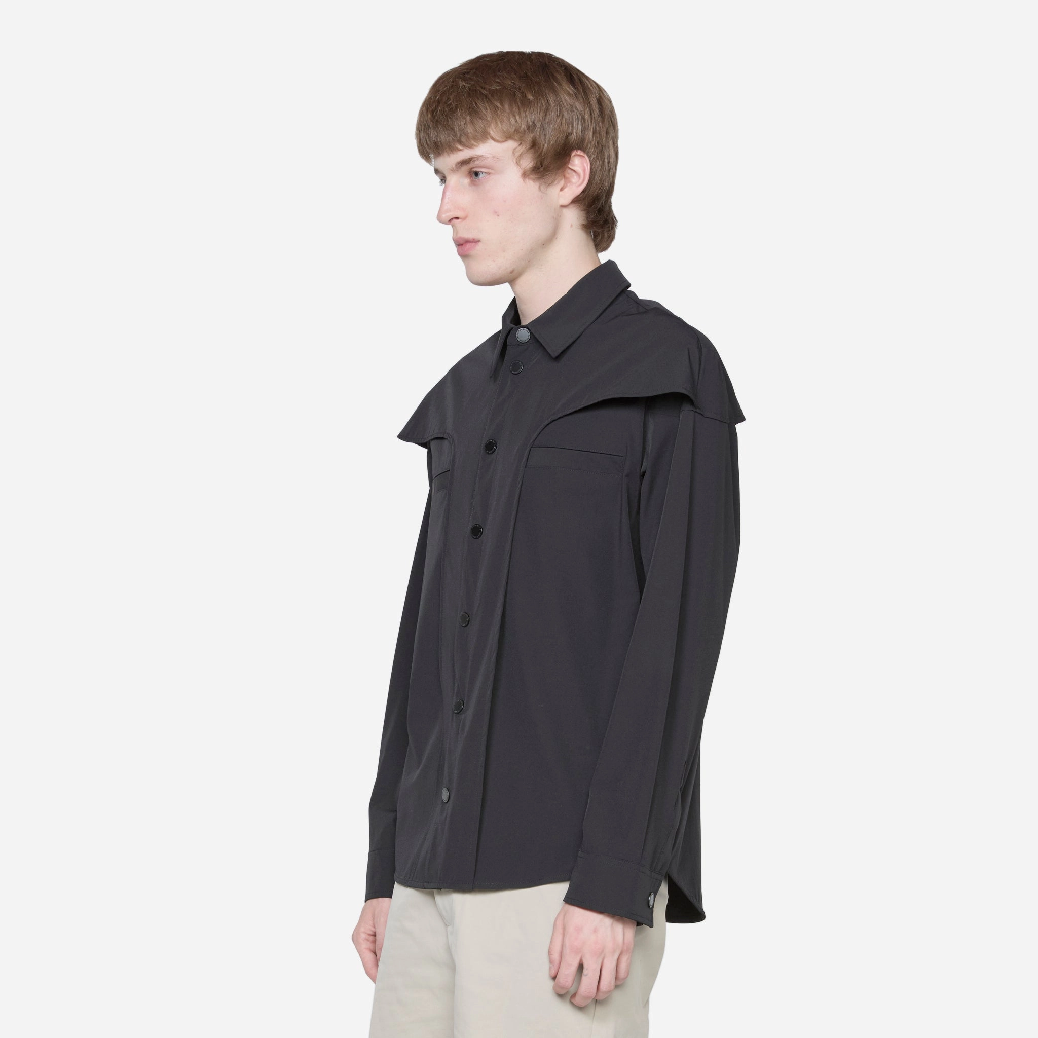Washed Technical Shirt Black