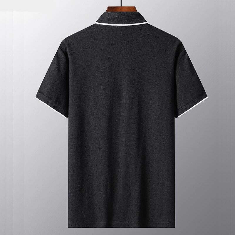West Louis™ Solid Golf Summer Cotton Polo Shirt