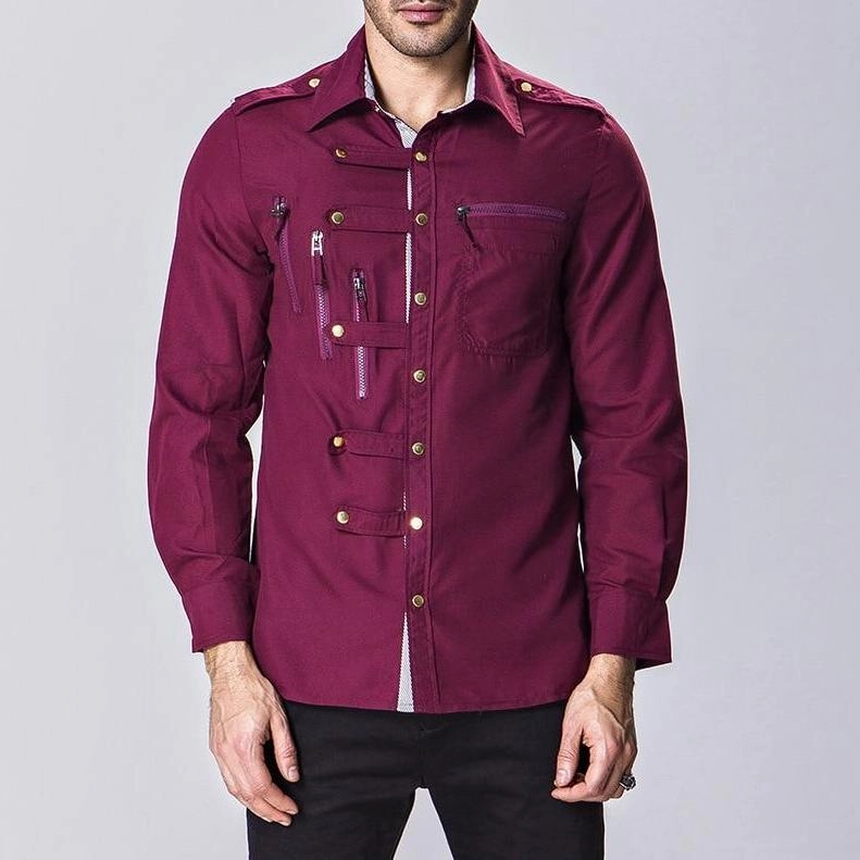 West Louis™ Zipper Pocket Style Shirt