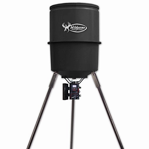 WGI Innovations W225D Tri-Pod Digital Feeder, 225-Lb. Poly Barrel, 30-Gals