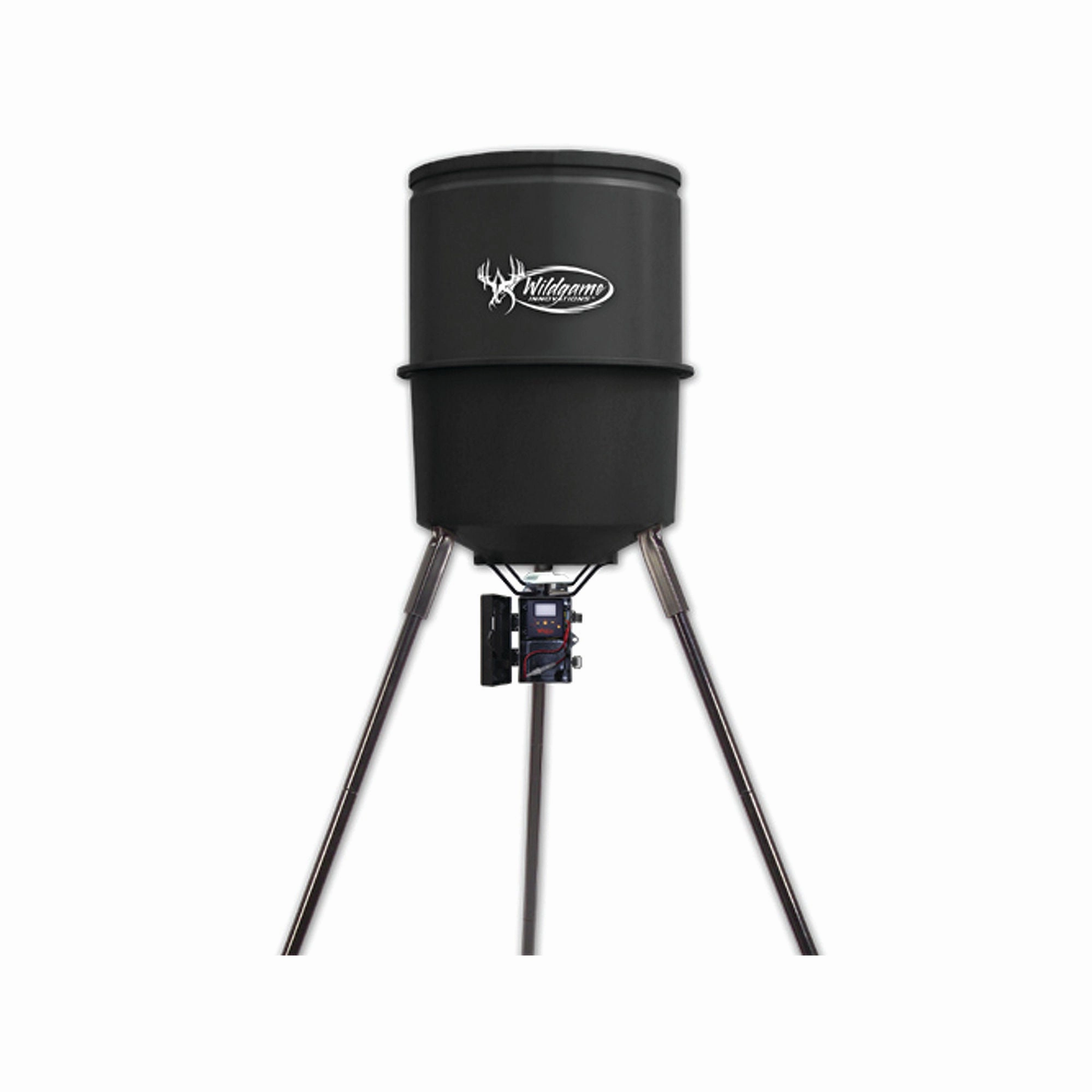 WGI Innovations W225D Tri-Pod Digital Feeder, 225-Lb. Poly Barrel, 30-Gals