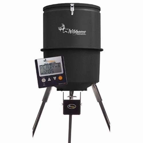 WGI Innovations W225D Tri-Pod Digital Feeder, 225-Lb. Poly Barrel, 30-Gals
