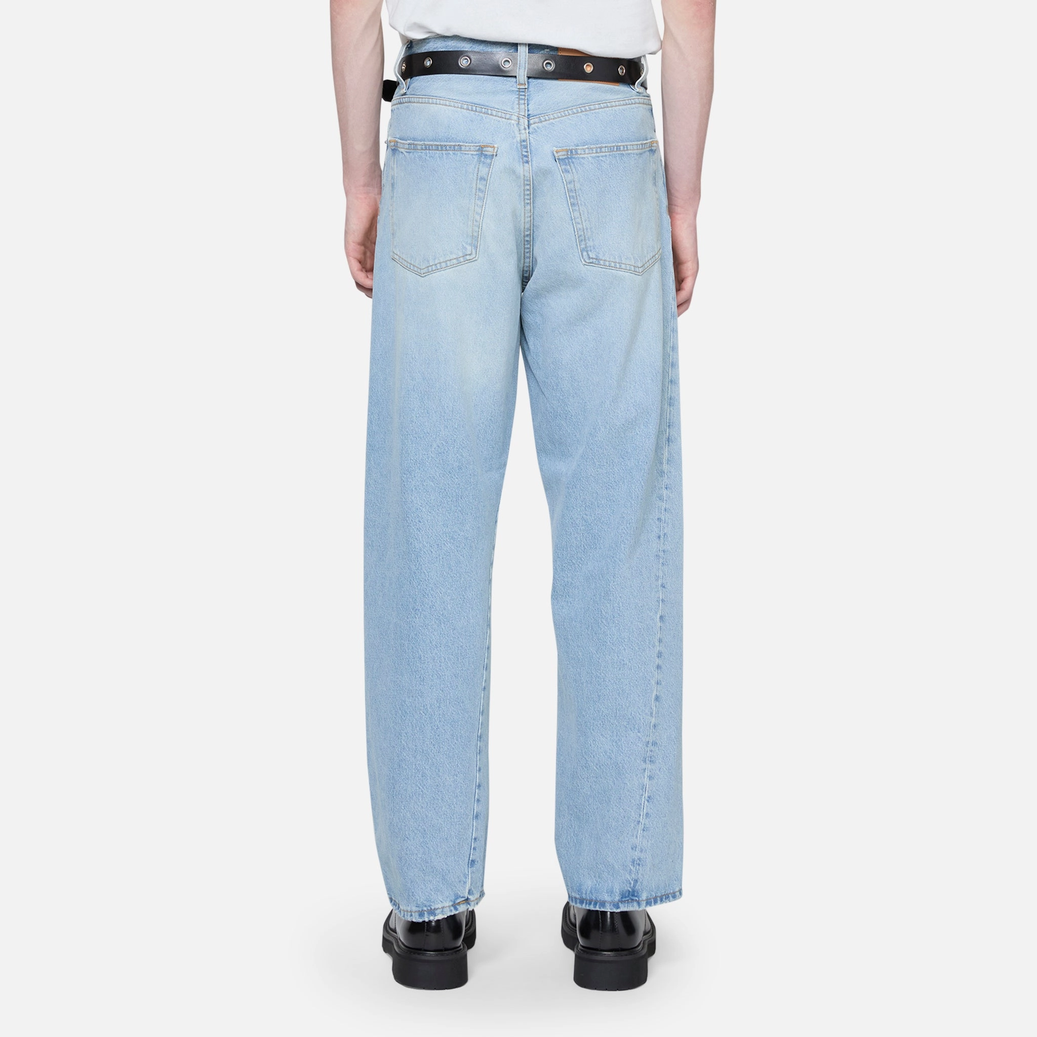 Wide Twist Jeans Vintage Blue