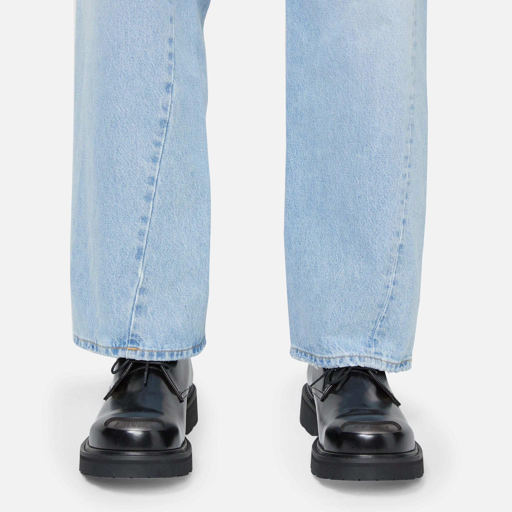 Wide Twist Jeans Vintage Blue