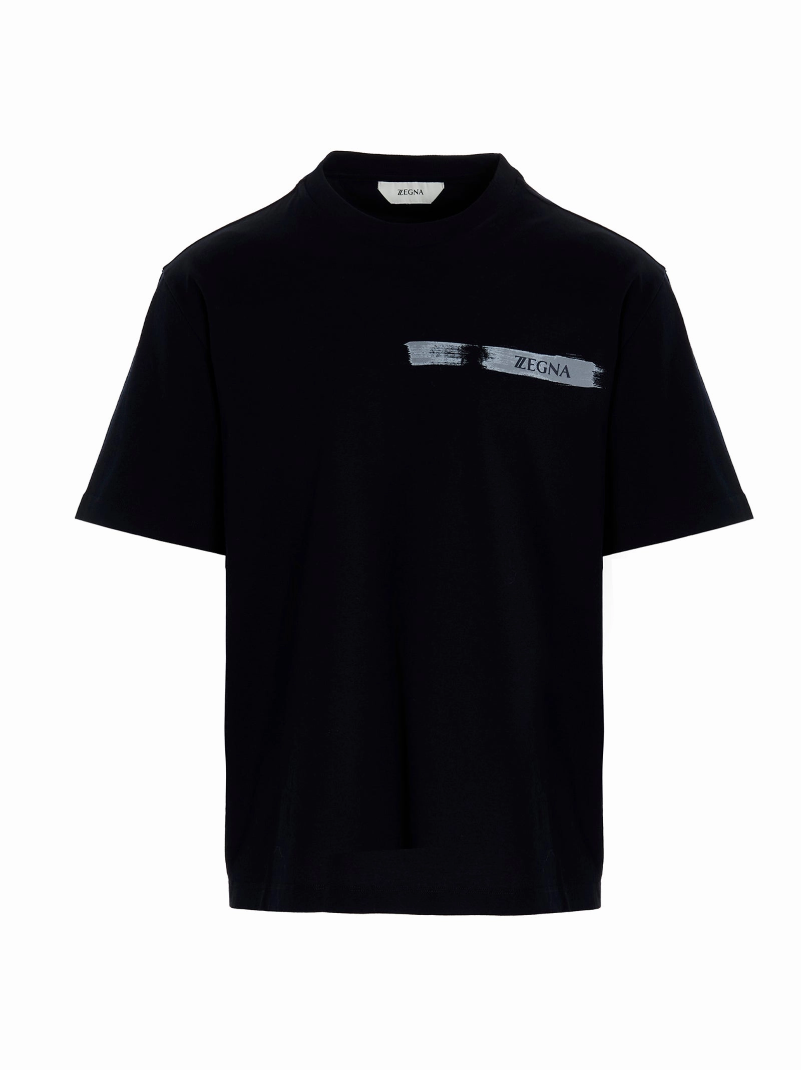 Z Zegna Logo Printed Crewneck T-Shirt